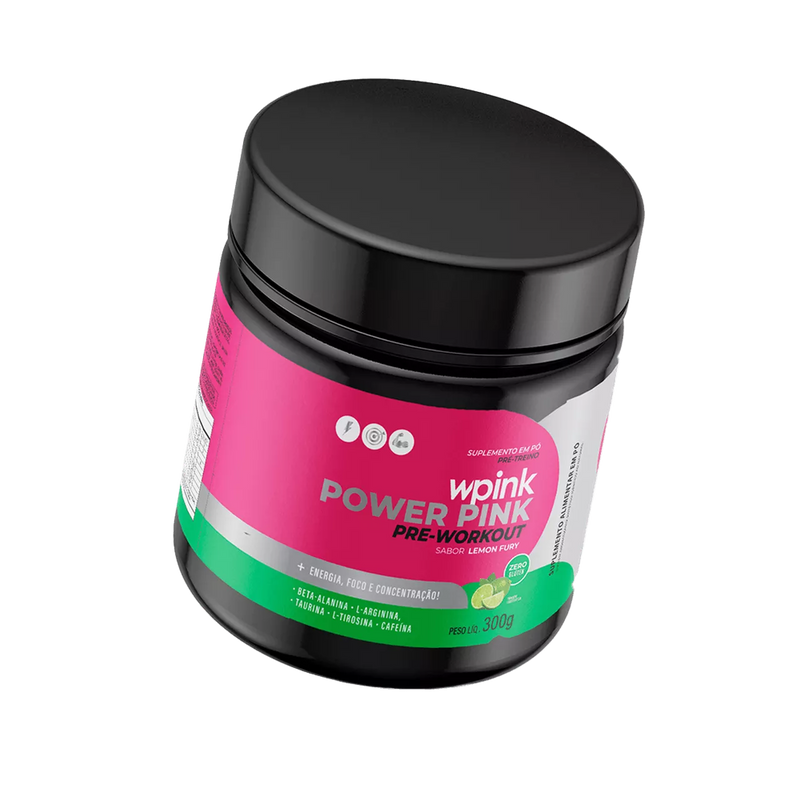 super power pink de limão - pré-treino – 300g