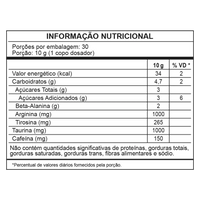 super power pink de limão - pré-treino – 300g