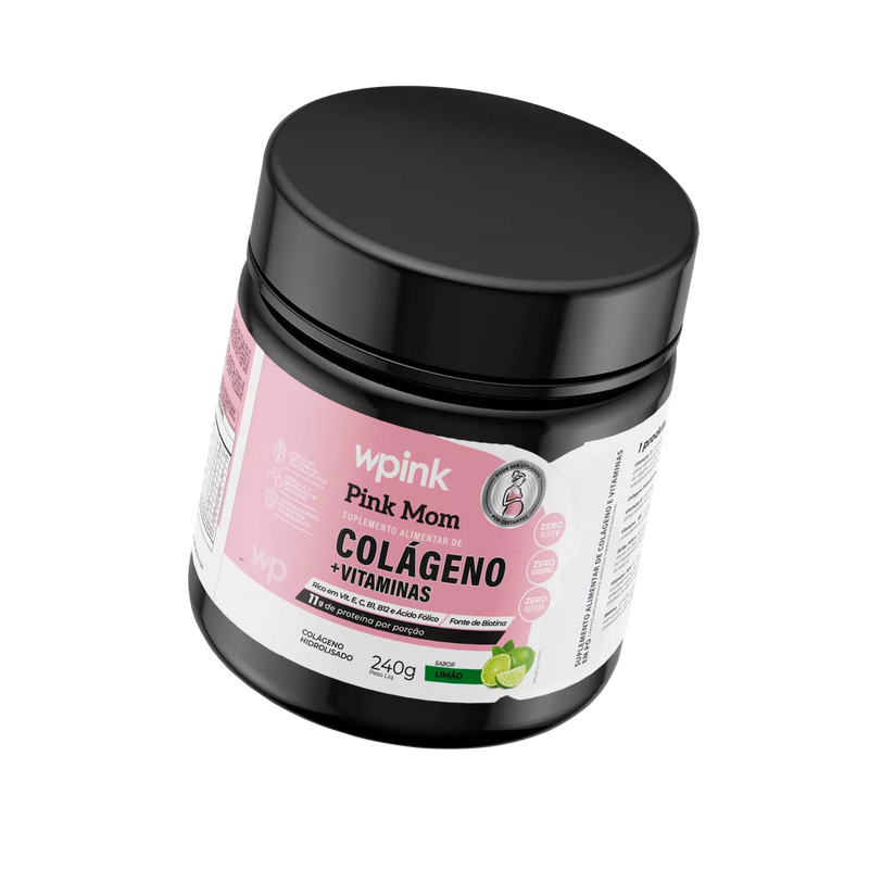 colágeno pink mom de limão - 240g