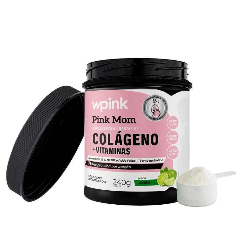 colágeno pink mom de limão - 240g