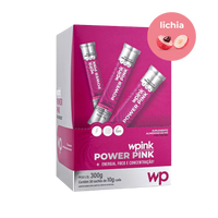 power pink de lichia - pré-treino – 300g