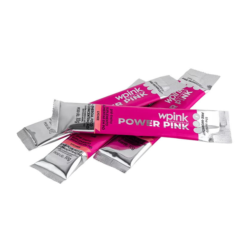 power pink de lichia - pré-treino – 300g