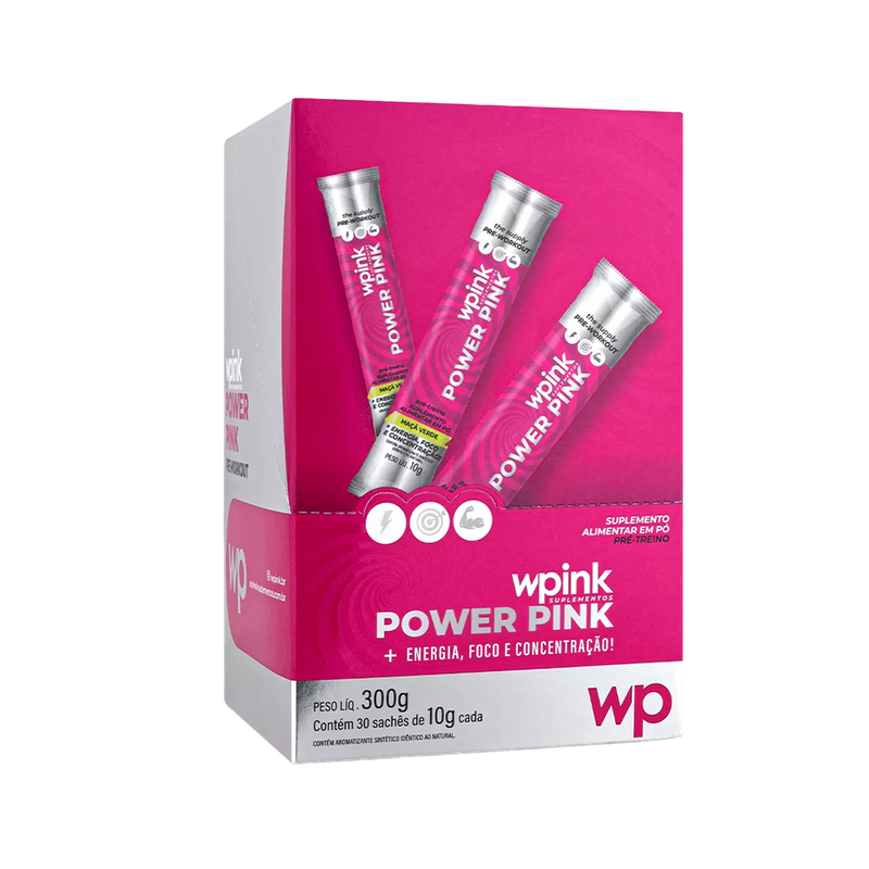 power pink de maçã verde - pré-treino – 300g