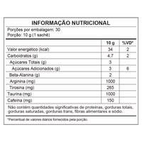 power pink de maçã verde - pré-treino – 300g